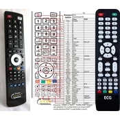 General ECG 22LED622PVR - združljiv daljinski upravljalnik znamke General