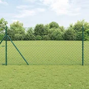 Stup za ogradu Zelena 10 x 1,5 m (60 x 60 mm mreža) Celik i PVC