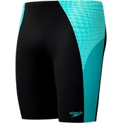 Speedo max splice mid jammer turquoise/black xl - uk38