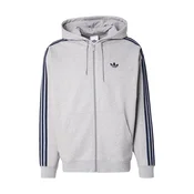 ADIDAS ORIGINALS Jopa na zadrgo Adicolor nočno modra/pegasto siva