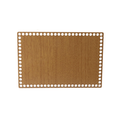 AtmoWood Leseno dno/pokrov za košaro - pravokotnik hrast Izberite različico: 20x15 cm