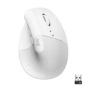 LOGITECH Lift miš vertikalni/ beli