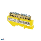Schelinger svorkovnica na DIN letev 125 A 500 V 8X6 mm rumena BM-A18-TBI-8X12-08P-ZO