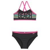 BENCH Bikini, crna / miks boja