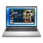 DELL DC16251 Intel Core 7 150U Laptop 40.6 cm (16) Full HD+ 16 GB DDR5-SDRAM 1 TB SSD NVIDIA GeForce MX570A Wi-Fi 6E (802.11ax) Windows 11 Pro Platinum, Silver