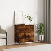 shumee vidaXL Predalnik, dimljen hrast, 60x35x70 cm, material na osnovi lesa