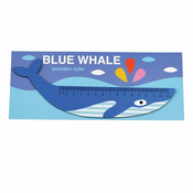 Drveno ravnalo u obliku kita Rex London Blue Whale