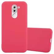 Cadorabo Cadorabo Case, združljiv s Huawei v Candy Red - Zaščitni pokrov, narejen iz fleksibilnega silikona TPU, (20574169)