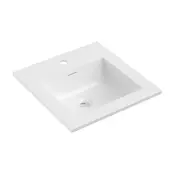Mexen Otis vgrajena umivalnica 46 x 46,5 cm, bela sijaj - 25184500