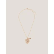 Monsoon Ogrlica za devojcice Heart, Rose gold