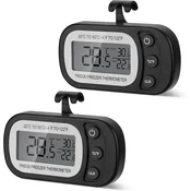 slomart AiQlnu 2x Digitalni termometer za hladilnik/kuhinjo, magnetni