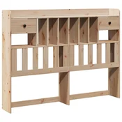 vidaXL vidaXL Vzglavje s predelki 140 cm trdna borovina, (21653089)