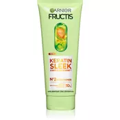 Garnier Balzam za suhe in skodrane lase Fructis Keratin Sleek (balzam) 200 ml