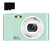 INF Digitalni fotoaparat z 48 MP, HD 1080p, 16x zoom, pomnilniška kartica 32 GB Green, (21266042)