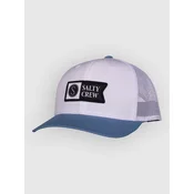 Salty Crew Pinnacle 2 Retro Trucker Cap slate