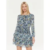 Pepe Jeans Poletna obleka PL953503 Modra Regular Fit