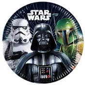 Star Wars 8-delni komplet papirnatih krožnikov 20 cm