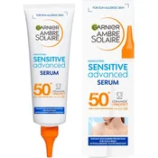 Garnier Ambre Solaire Sensitive Advanced serum za porjavitev telesa SPF50+ 125 ml