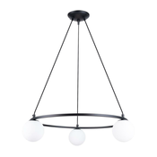 Sollux SL.1213 - Luster na sajli YOLI 3xG9/8W/230V, crne boje