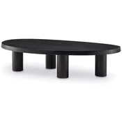 Casa Padrino luxury coffee table black gray 149 x 78.5 x H. 35 cm - Mahogany coffee table - Living room furniture - Mahogany furniture - Luxury furniture - Luxury furnishings - Luxury quality