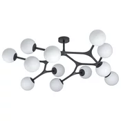 EGLO LED plafonjera MARAGALL G9 12 izvora crna/bela 100,5x90,5 cm 39529