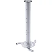 SpeaKa Professional Stropni nosilec za projektor, nagiben, vrtljiv, razdalja od tal/stropa (maks.): 106 cm SpeaKa Professional srebrne barve