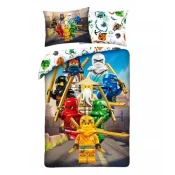 Lego Ninjago: Posteljnina komplet 140 x 200 cm, 100% bombaž