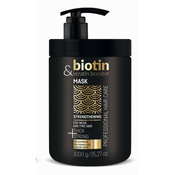Maska za Jačanje Kose sa Keratinom i Biotinom BIOTIN &KERATIN BOOSTER 1000ml | CHANTAL | Kozmo Shop Online