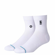 NBA Logoman Stance White Qtr nogavice