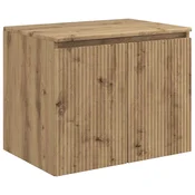 vidaXL Omejen kabineta za kopalnico Artisan hrast 62,5 x 44,5 x 50 cm