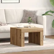 Kava Stol Umjetnicki hrast 50 x 50 x 35 cm Konstruirano drvo