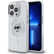 shumee Ovitek Karl Lagerfeld MagSafe za iPhone 13 Pro, bel