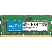 Crucial DRAM 16GB DDR4 2400 MT/s (PC4-19200) CL17 DR x8 Unbuffered SODIMM 260pin for MacCT16G4S24AM, memorija za prijenosno racunalo