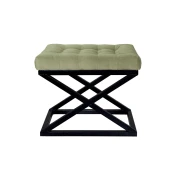 Atelier del Sofa Tabure 50x42x40cm, Crno-Zeleno