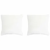 Vidaxl Vzglavnik 2 szt. Bela 65 x 65 cm Bambusova vlakna