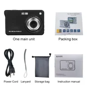 INF Ujemite spomine s kompaktnim digitalnim fotoaparatom K09 Black, (5000130478)