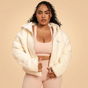 BeastPink Women‘s Bliss Hoodie Jacket Ivory