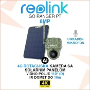 REOLINK GO RANGER PT 4G 4K ROTACIJSKA KAMERA SA SOLARNIM PANELOM
