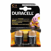 DURACELL Baterija alkalna 1.5V C LR14 blister 2/1