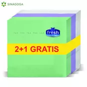 SALVETA FRESH PASTEL 2+1 GRATIS 33X33 20/1 3SL (12) PIRAMIDA