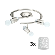 Eglo - LED spot svetiljka MY CHOICE 3xE14/4W/230V hrom/bela