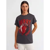 Dilvin Majica temno siva