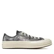 Converse Modne superge Chuck 70 Suede Shimmer Ox A10379C Siva
