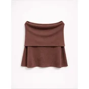 MixRay Bluza Blusen kostanj rjava