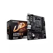 Maticna ploca AM4 Gigabyte A520M H RGB DVI/HDMI/M.2