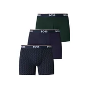 BOSS Boksarice Power Des mornarska/temno zelena/bela