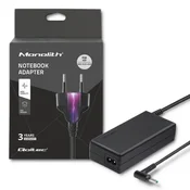 Napajalnik za prenosnik Qoltec HP 90W | 19,5 V | 4,62 A | 4,5*3,0+pinski | + napajalni kabel