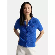 Polo Ralph Lauren Pletena jopica 211966720500 Modra Slim Fit