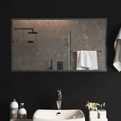 vidaXL LED kopalniško ogledalo Transparentno 90 x 50 cm kaljeno steklo