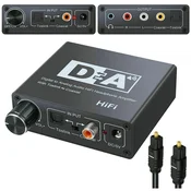 Mobilly pretvornik zvoka iz TOSLINK/coax. SPDIF v RCA (Cinch)/3,5 mm/TOSLINK/coax. SPDIF